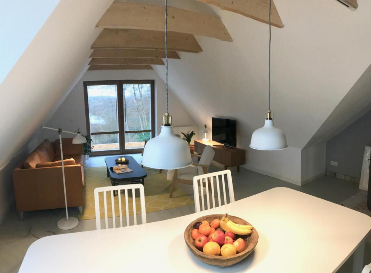 Moorblick! Grosse Dachwohnung Mit Kamin Und Sauna Leck Zewnętrze zdjęcie