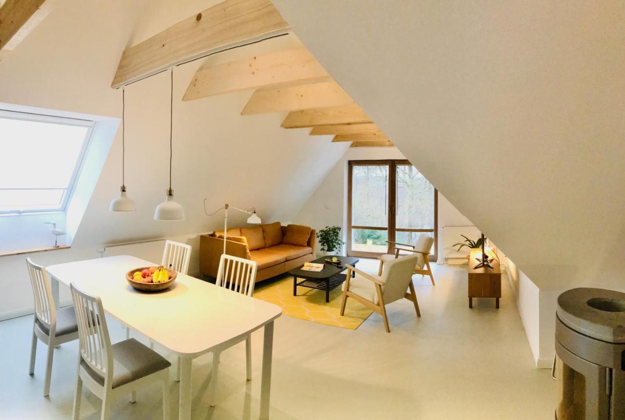 Moorblick! Grosse Dachwohnung Mit Kamin Und Sauna Leck Zewnętrze zdjęcie