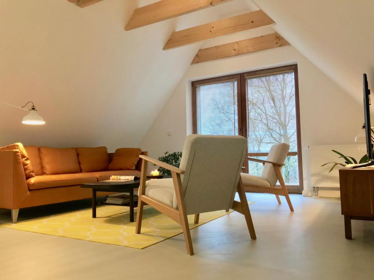 Moorblick! Grosse Dachwohnung Mit Kamin Und Sauna Leck Zewnętrze zdjęcie