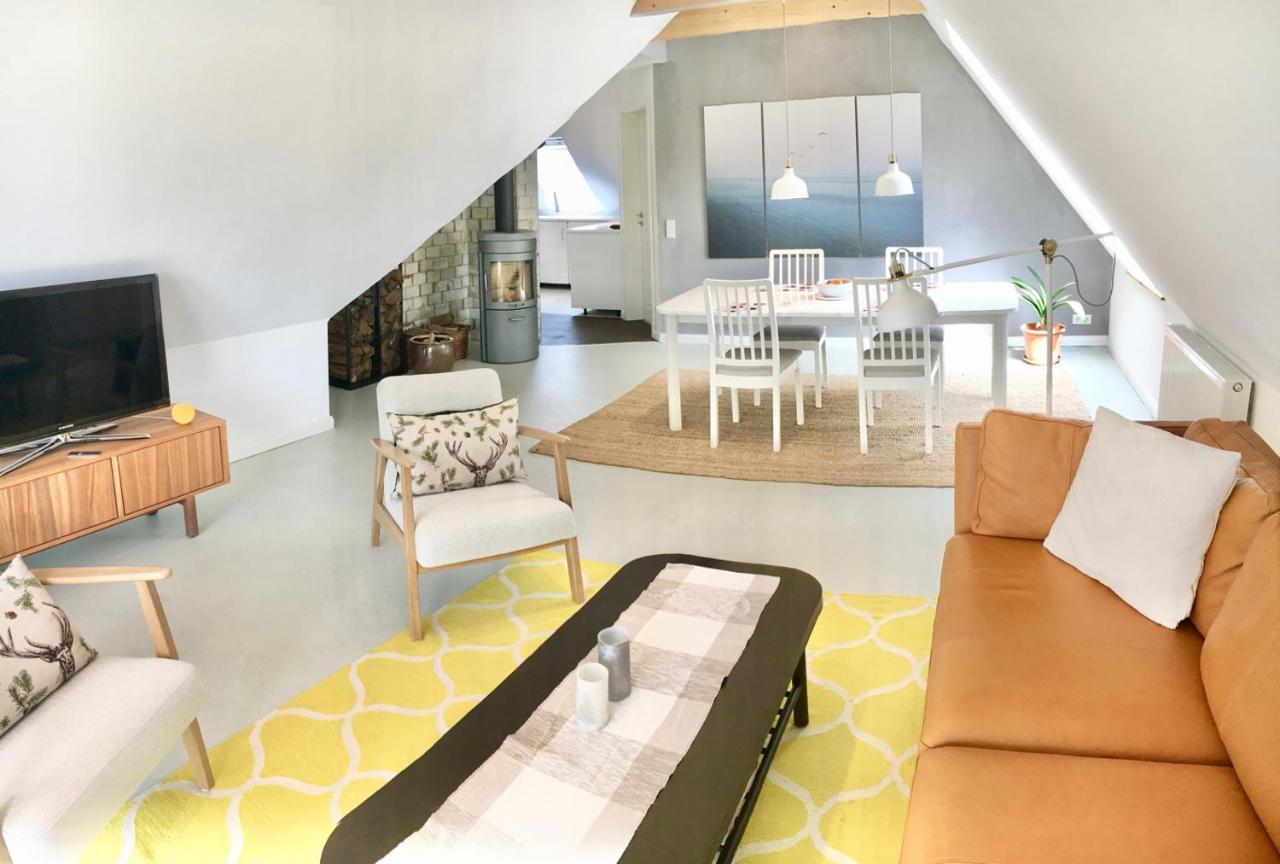 Moorblick! Grosse Dachwohnung Mit Kamin Und Sauna Leck Zewnętrze zdjęcie