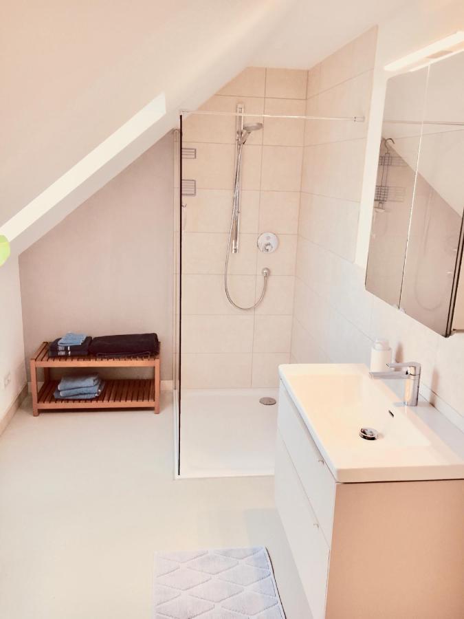 Moorblick! Grosse Dachwohnung Mit Kamin Und Sauna Leck Zewnętrze zdjęcie