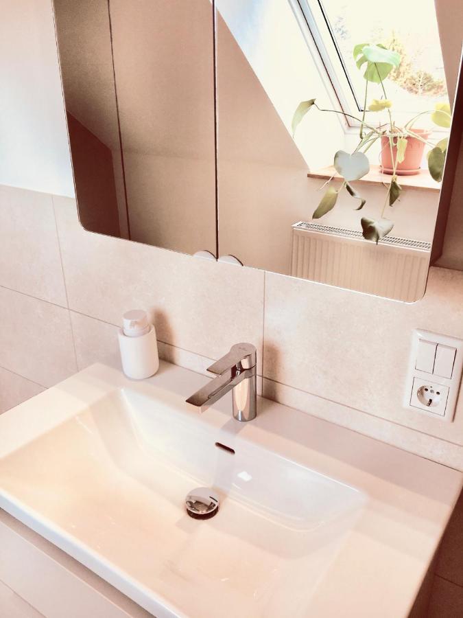 Moorblick! Grosse Dachwohnung Mit Kamin Und Sauna Leck Zewnętrze zdjęcie