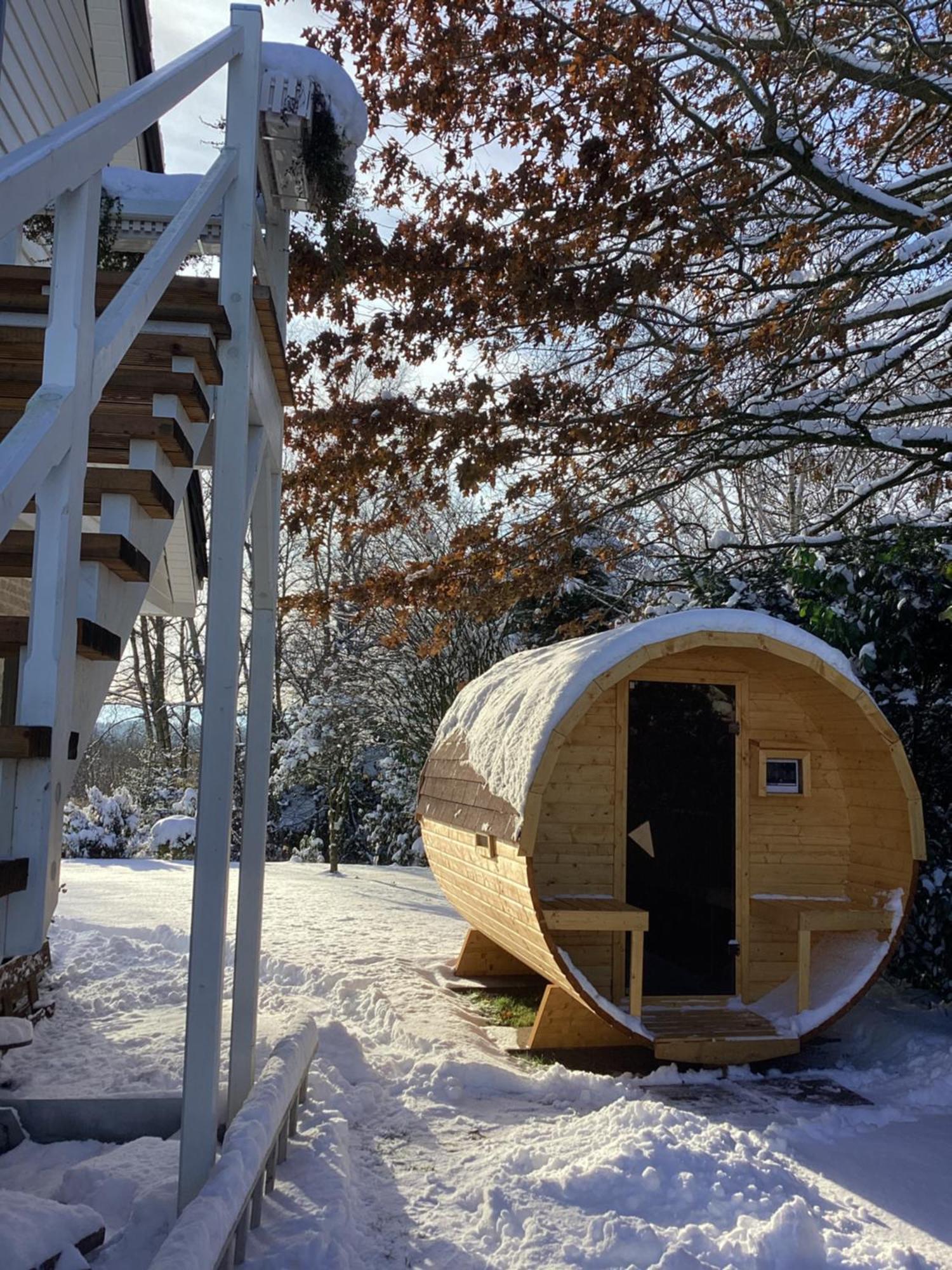 Moorblick! Grosse Dachwohnung Mit Kamin Und Sauna Leck Zewnętrze zdjęcie